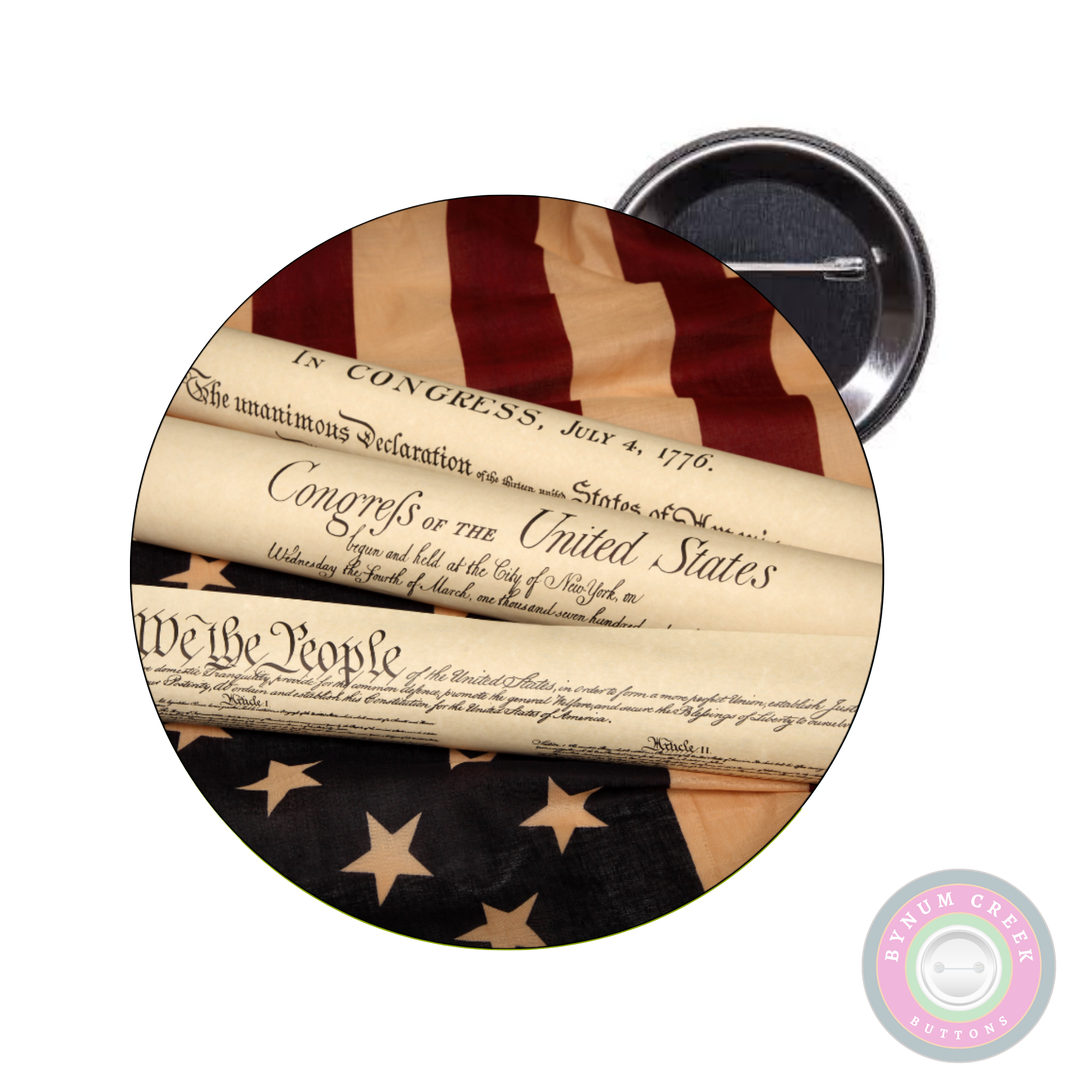 Flag and Documents